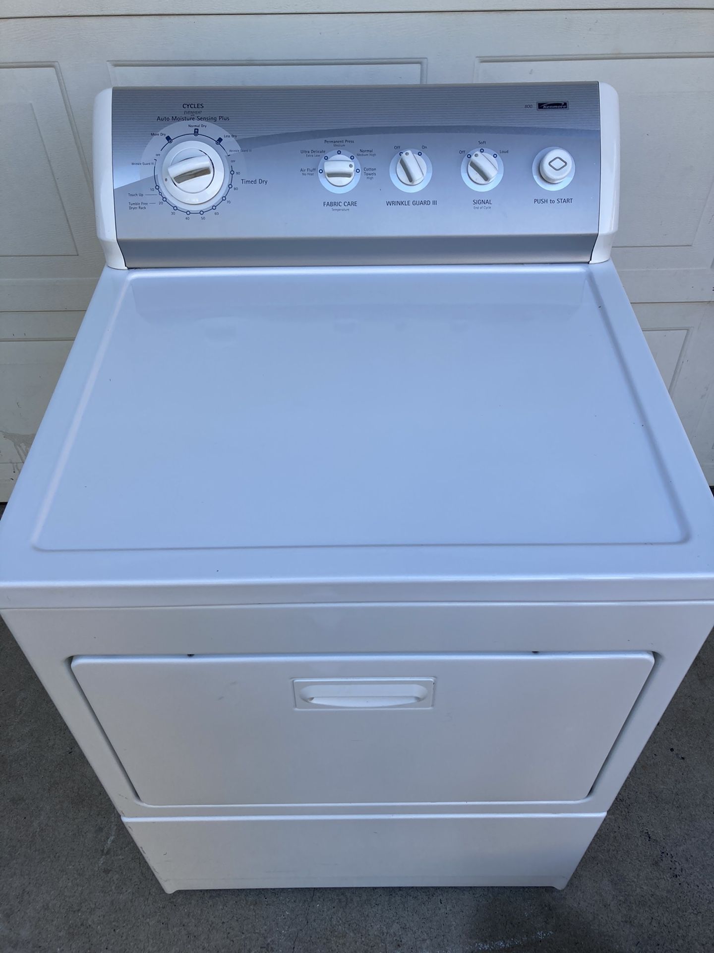 Kenmore electric dryer 30 day warranty