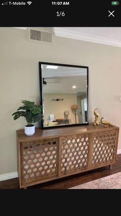 Mid Century Modern 196O’s Merton Gershon for American of Martinsville Beveled Mirror (Gorgeous)