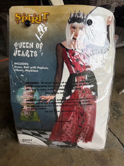 Spirit Queen of Hearts Adult Costume Small