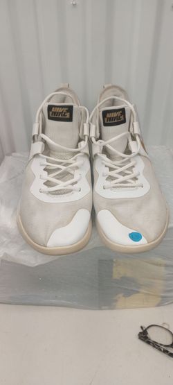 Nike High-Top Sneakers White and Gold