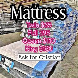 New Mattresses  Twin mattress Full mattress Queen mattress  King mattress  Colchones nuevos  Beds 