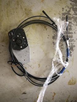 Mercruiser remote control box with cables