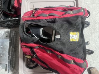 Large Dog Harness & Saddlebags With Water pouches