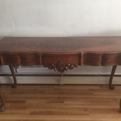 French Provincial Console Table