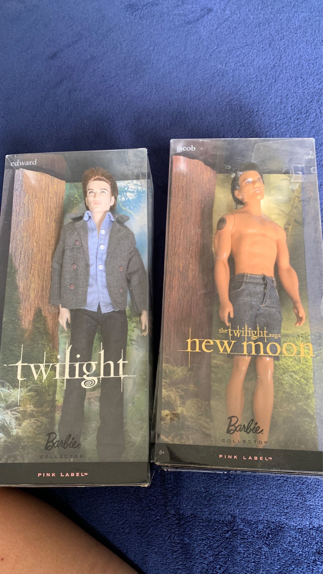 Twilight and New moon, Edward & Jacob collectables