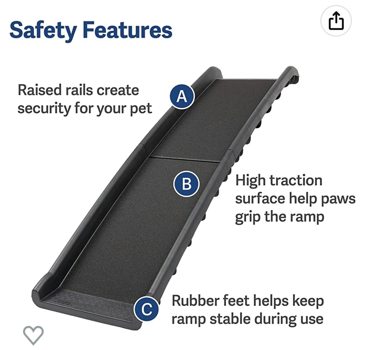  PetSafe Happy Ride Folding Dog Ramp for Cars, Trucks, & SUVs, Etc…Open To Offers
