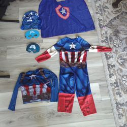 Halloween Costume Captain America Small