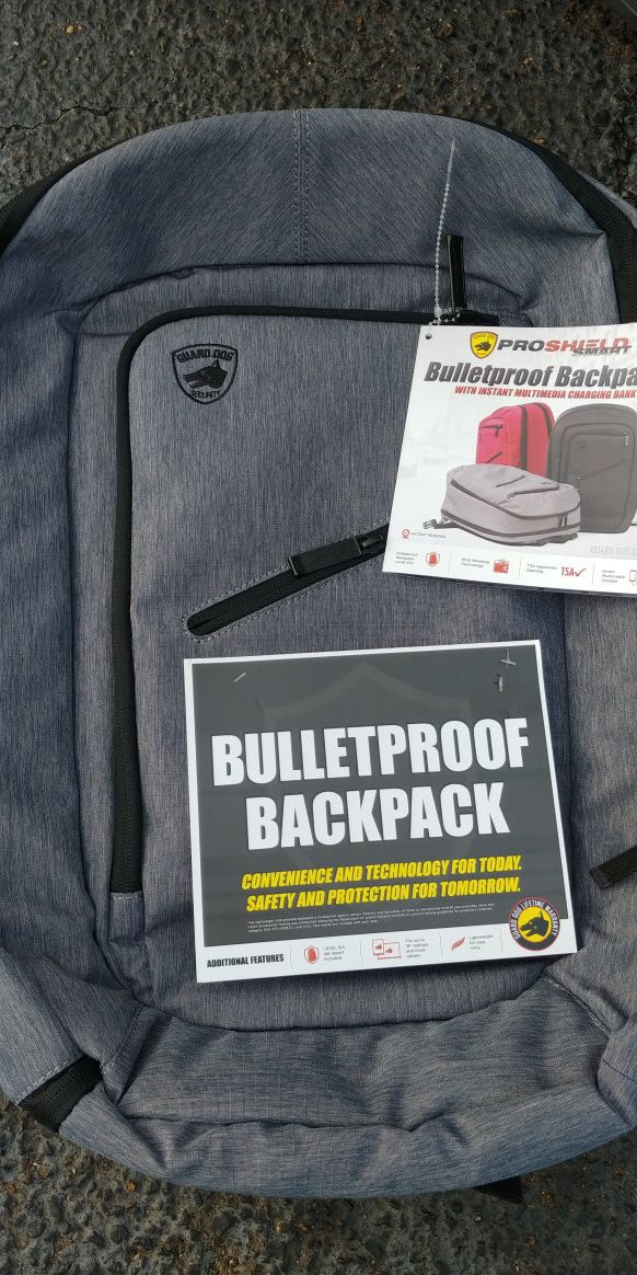 Guard dog bulletproof backpack