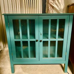 2 Door Cabinet In Blue 