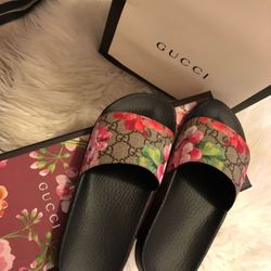 Gucci Floral Slides 