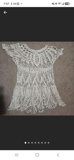 Vintage custom made babydoll shirt or dress cover up etc