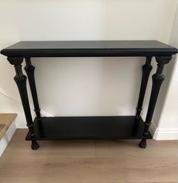 French style black/gold entry table