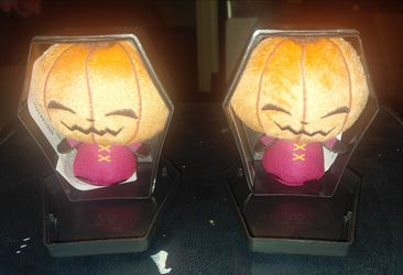 2 Pumpkin King Collectible Plushs