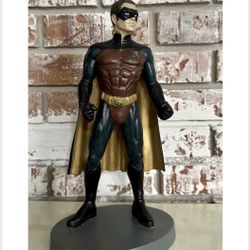 Batman Forever 1995 DC Comics 13” Robin Action Figure On Stand Chris O’ Donell