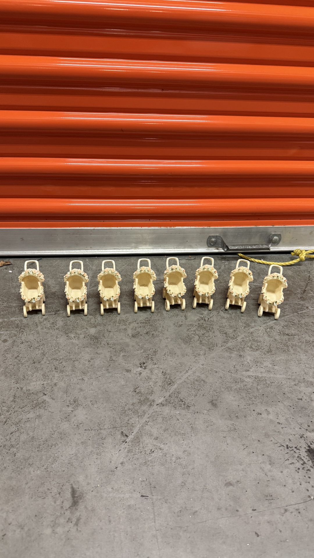Miniature Decorative Baby Carriages β Set of 8 or Individual