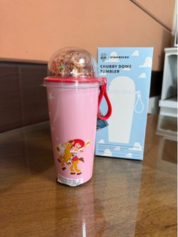 Starbucks Korea Toy Story 5 - Jessie & Bullseye Chubby Dome Tumbler (16oz)