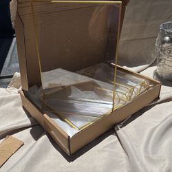 8x10 Acrylic Sign Display Set Of 6