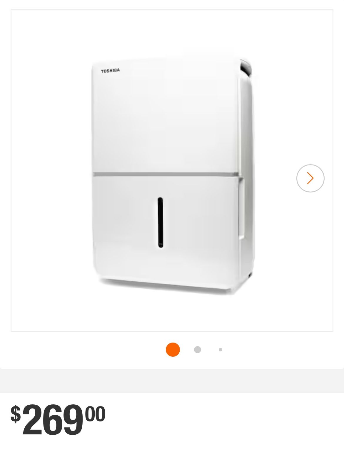 Dehumidifier with Continuous Operation Function covers up to 4500 sq. ft.