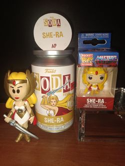Funko soda can and keychain