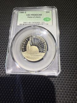 1986 Statue Of Liberty Half Dollar 
