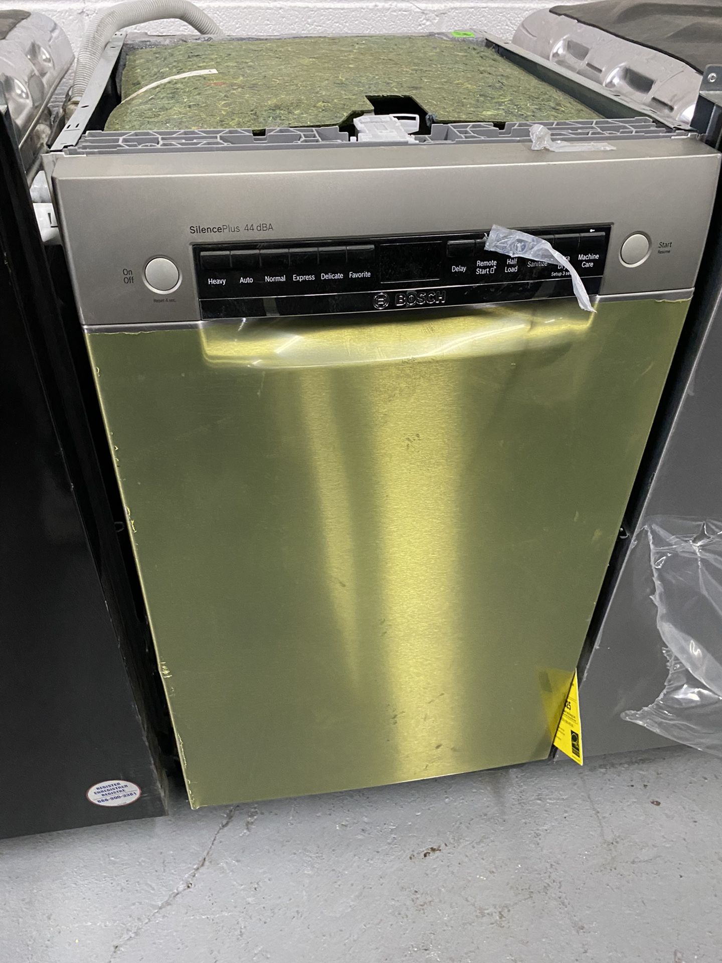 Bosch 18” Inch Stainless Steel Dishwasher