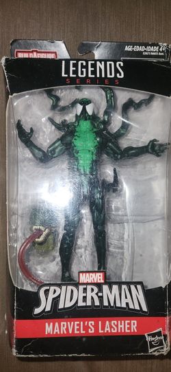 Marvel Legends Spiderman Symbiote Lasher Lizard Baf 