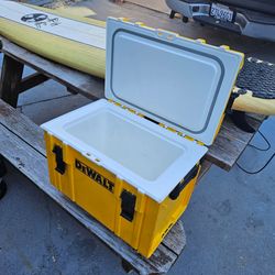 Dewalt cooler, Good Condition,  One latch bent a little,