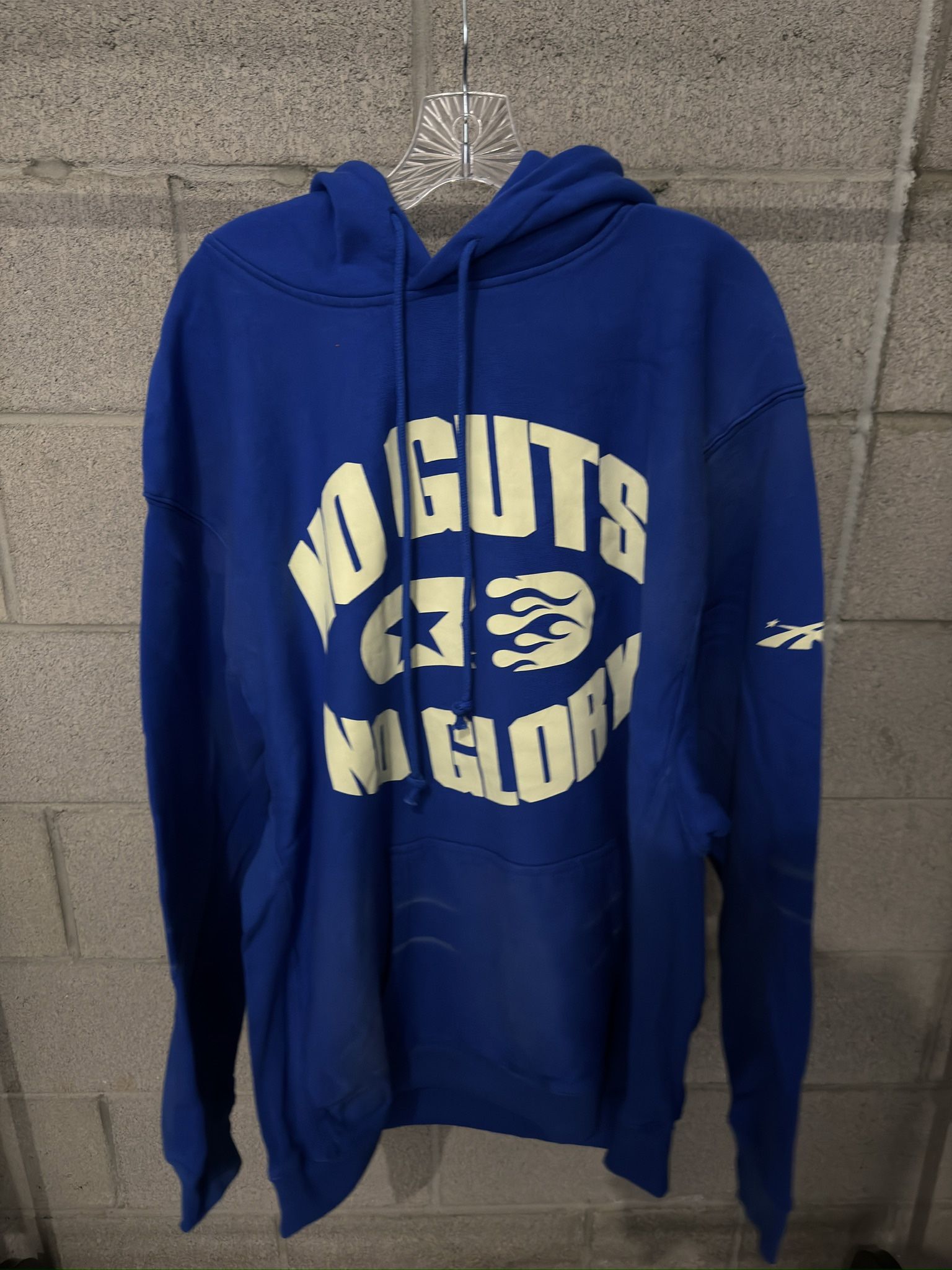 Hellstar no guts no glory hoodie blue