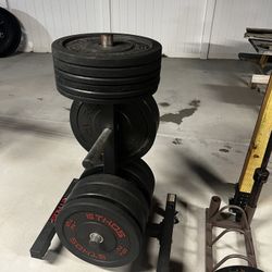 Rogue Gym Bumper Plates Barbell Powerlifting Gym