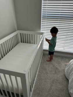 Infant crib to toddler bed
