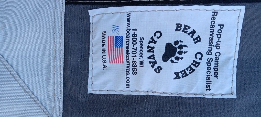 New Canvas Sides For Pop Up Camper