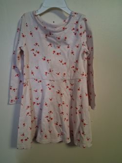 Girls Floral Long Sleeve Dress size 4t