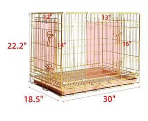 New 30 inch collapsible kennel with flooring and bottom tray