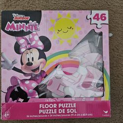 New Minnie Mouse Floor Puzzle 