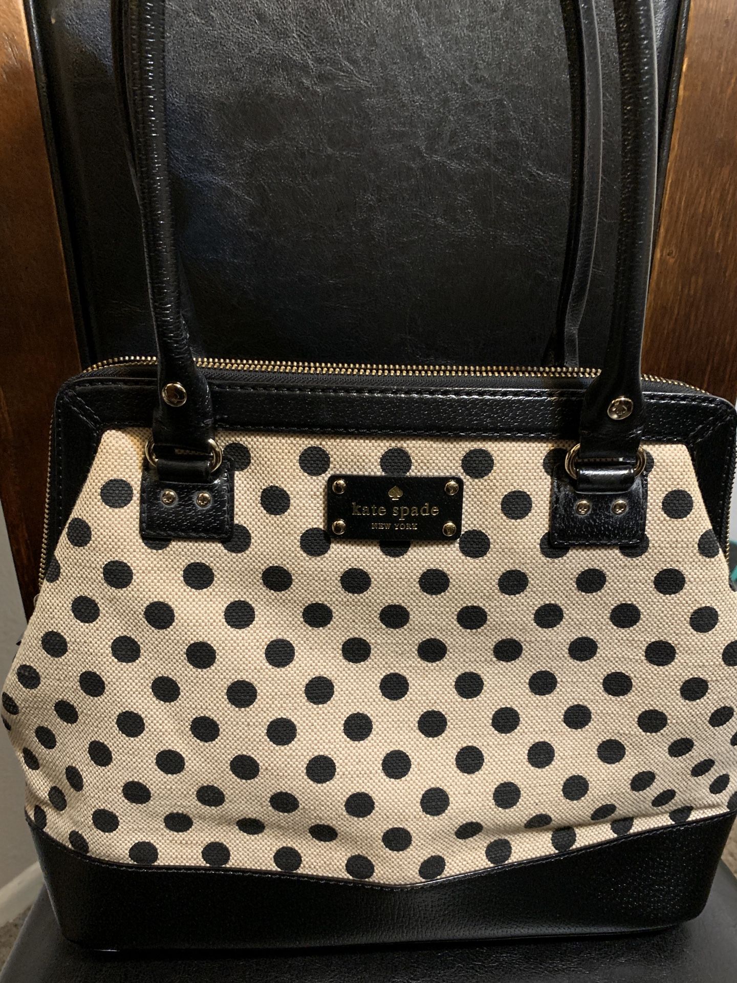 Polka dots Kate Spade purse