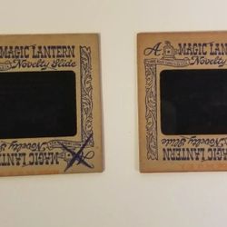 VINTAGE LOT OF 2 1948 MAGIC LANTERN CO. MADE IN USA NOVELTY SLIDES