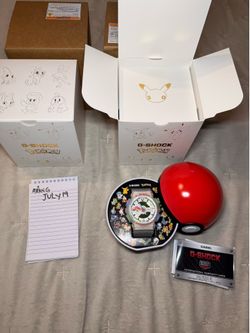 Pokemon x G Shock 30th anniversary limited edition watch