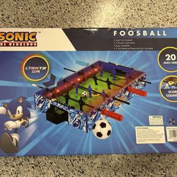  Sonic the Hedgehog light up Foosball game
