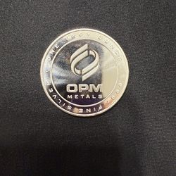 One ounce silver round