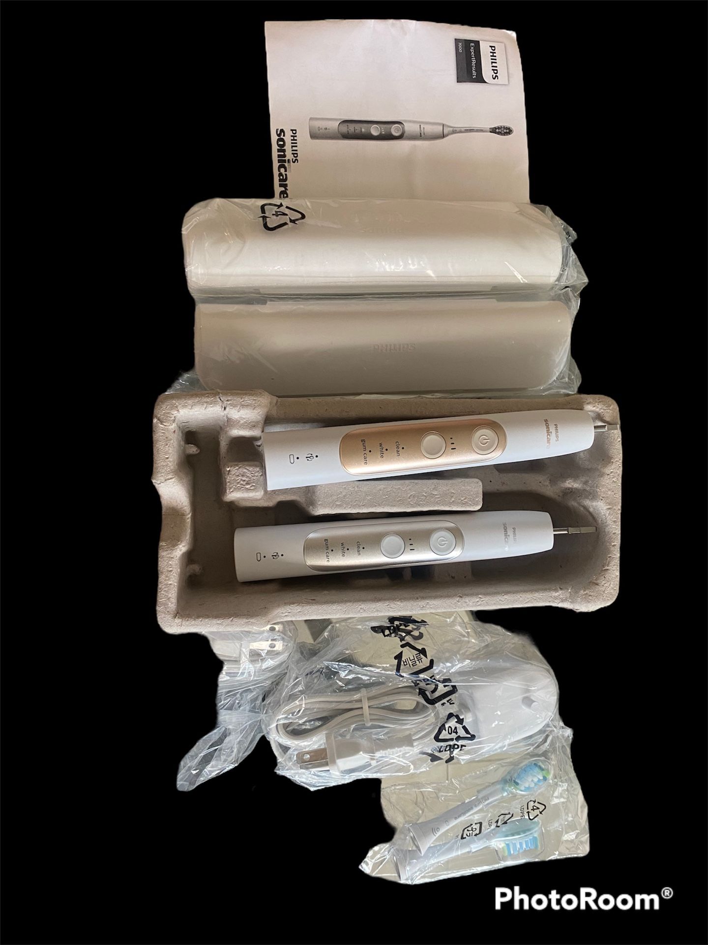 Philips Sonicare ExpertResults 7000 Electric Toothbrush 2 pack