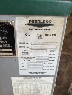 Oil fire Boiler