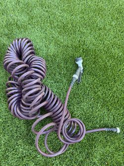 Purple coil hose
