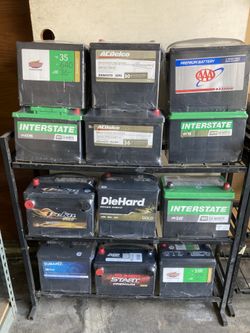 Car batteries