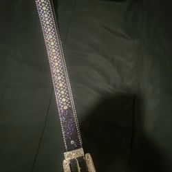 BRAND NEW BB DIMOND RHINESTONE SIMON BELT SIZE L