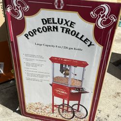 Deluxe Popcorn Trolley 