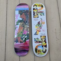 SKATEBOARDS PRIMITIVE DECKS SIZE 8.125 AND 8.38 