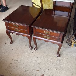 2 Cherry End Tables