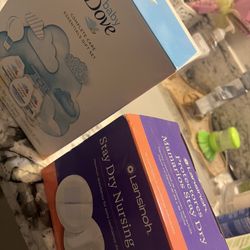 Baby Dove Boy Gift Set And Lansinoh Dry Pads
