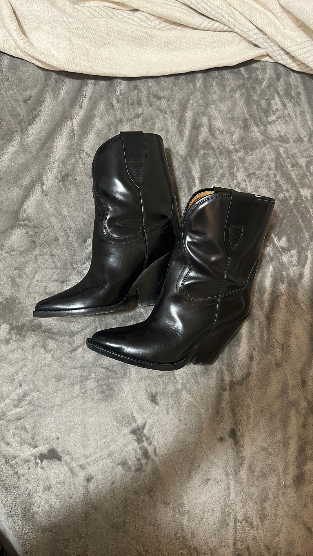 Isabel Marant Leyane 90mm leather boots