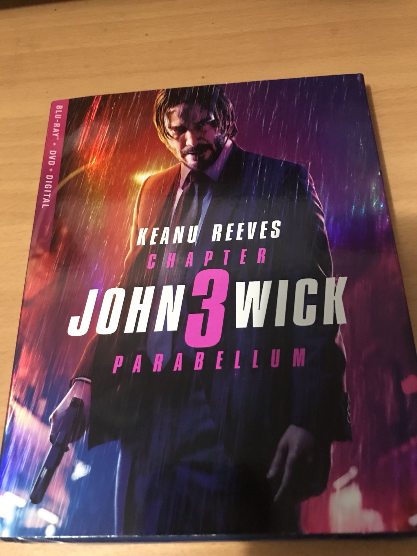 JOHN WICK 3 BLU-RAY DVD DIGITAL MOVIE